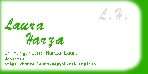 laura harza business card